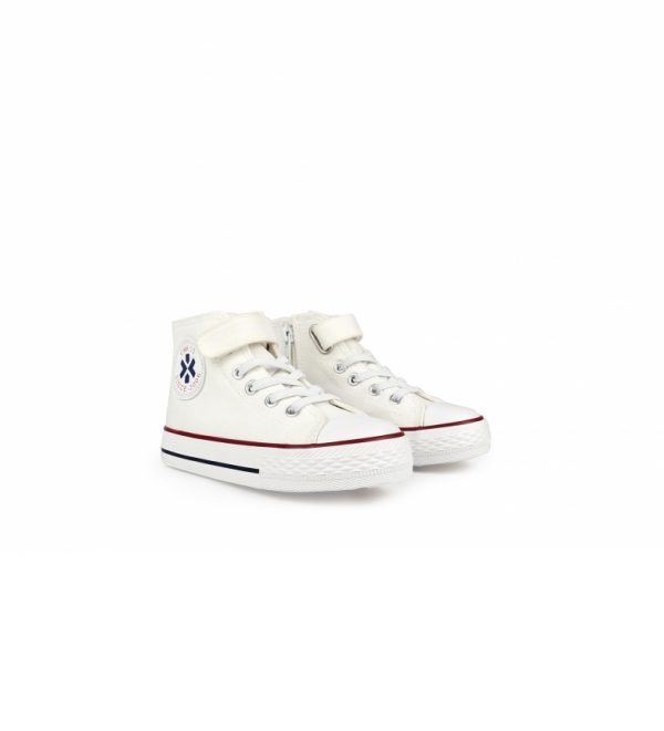 zapatilla loneta botin lito 16N blanco chika10 - Imagen 3