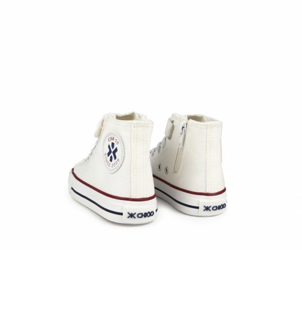 zapatilla loneta botin lito 16N blanco chika10 - Imagen 4