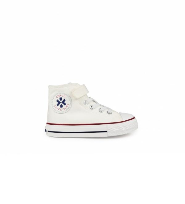 zapatilla loneta botin lito 16N blanco chika10