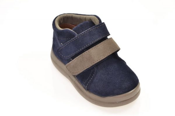 Bota serraje marino/taupe chuches
