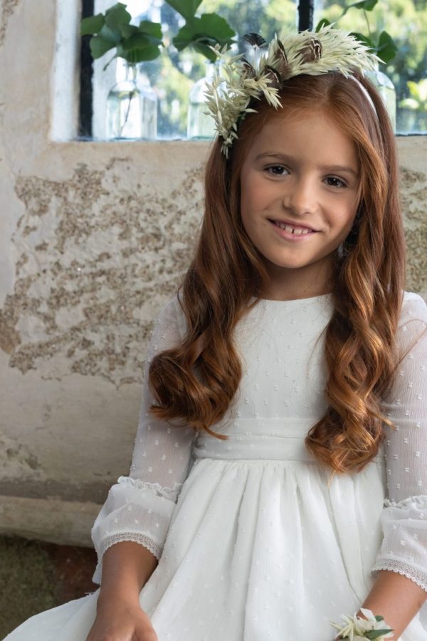 vestido comunion elia flor de c - Imagen 5