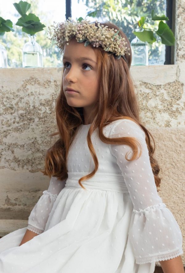 vestido comunion elia flor de c - Imagen 4