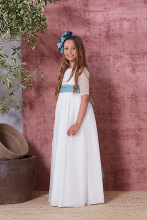 vestido comunion grace flor de c