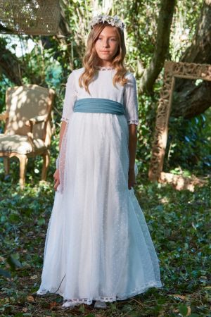 vestido comunion suzanne flor de c