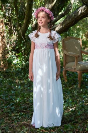 vestido comunion victoria flor de c