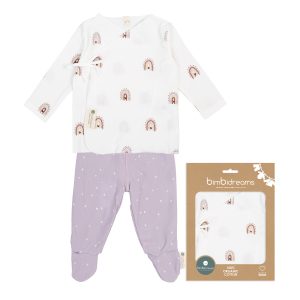 conjunto algodon happy days lila 0-1 mes coimasa