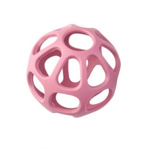 pelota sensorial silicona rosa saro