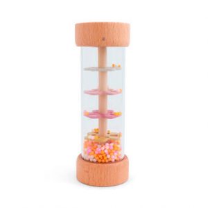 sonajero de lluvia rainbow rosa saro