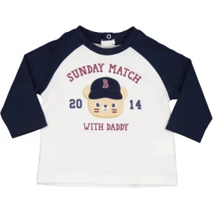 CAMISETA BLANCO/MARINO BIRBA