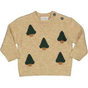 JERSEY ARBOLES CAMEL/VERDE BIRBA