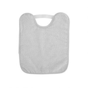 BABERO DE RIZO PLASTIFICADO CON GOMA GLACIER GREY SARO