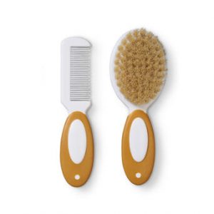 CEPILLO Y PEINE MUSTARD SARO