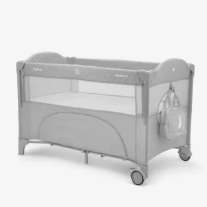 CUNA DE VIAJE MILKY WAY 2 LEVELS GREY KIKKABOO