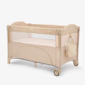 CUNA DE VIAJE MILKY WAY 2 LEVELS BEIGE KIKKABOO