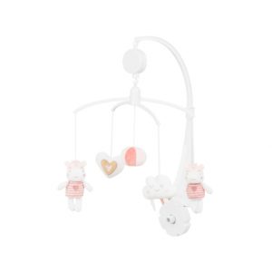 MOVIL DE CUNA HIPPO DREAMS ROSA KIKKABOO