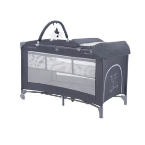 CUNA DE VIAJE 2 NIVELES SO GIFTED PLUS NEGRO KIKKABOO