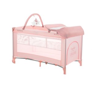 CUNA DE VIAJE 2 NIVELES SO GIFTED PLUS ROSA KIKKABOO