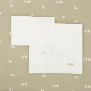 SÁBANA MINICUNA PUNTO BUNNY VERDE MUSGO BIMBIDREAMS