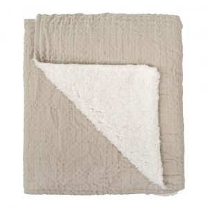 MANTA COCHE WAFFLE/CORALINA VERDE MENTA BIMBIDREAMS