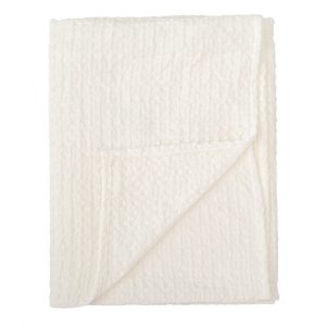 MANTA COCHE WAFFLE BLANCO BIMBIDREAMS