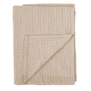 MANTA COCHE WAFFLE GRIS BEIGE BIMBIDREAMS