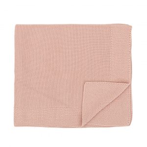 TOQUILLA TRICOT ALGODÓN COCHE ROSA EMPOLVADO BIMBIDREAMS