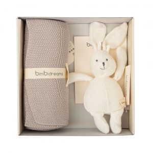 TOQUILLA TRICOT COCHE + PELUCHE LINO BIMBIDREAM