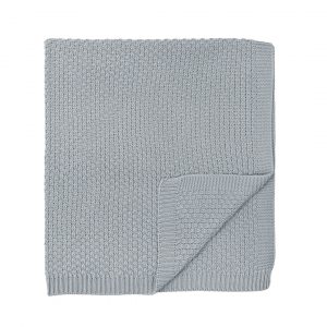 TOQUILLA TRICOT BAMBÚ COCHE AZUL GRIS BIMBIDREAMS
