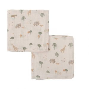 PACK 2 GASAS 100% ALGODÓN NAIROBI BIMBIDREAMS