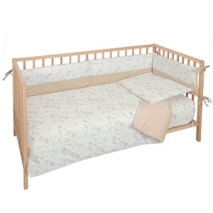 FUNDA NÓRDICA CUNA + RELLENO + PROTECTOR + FUNDA ALMOHADA NOE BIMBIDREAMS