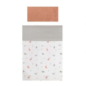 FUNDA NÓRDICA CUNA + FUNDA ALMOHADA BRONTO CHIC BIMBIDREAMS