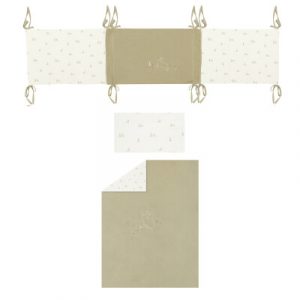 FUNDA NÓRDICA CUNA + RELLENO + PROTECTOR + FUNDA ALMOHADA BUNNY BIMBIDREAMS