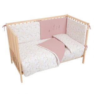 FUNDA NÓRDICA CUNA + RELLENO + PROTECTOR + FUNDA ALMOHADA NIZA  BIMBIDREAMS