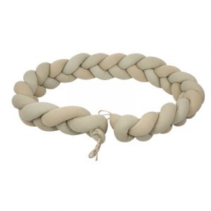 PROTECTOR DE CUNA TRENZA VERDE MUSGO BIMBIDREAMS