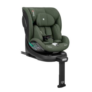 SILLA DE COCHE I-TWIST I-SIZE (40-150 CM) VERDE MILITAR KIKKABOO