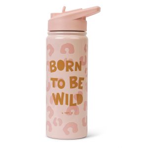 BOTELLA TÉRMICA CON PAJITA 500ML BORN TO BE WILD SARO