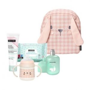 PACK MOCHILA CONEJO ROSA COSMÉTICA SUAVINEX
