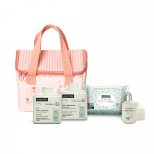 PACK BOLSA NEVERA ROSA COSMÉTICA SUAVINEX