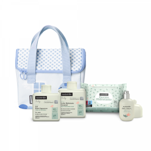 PACK BOLSA NEVERA AZUL COSMÉTICA SUAVINEX