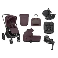 COCHE GOYA + SILLA DE COCHE + GRUPO 0 MERLOT BURDEOS KIKKABOO