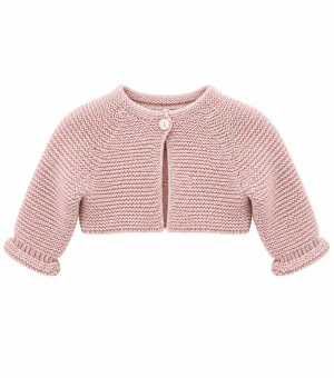 CHAQUETA PUNTO BÁSICO ROSADO SARDÓN