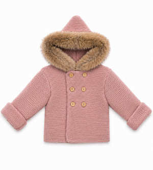CHAQUETÓN PELO HIMALAYA ROSA PALO SARDÓN