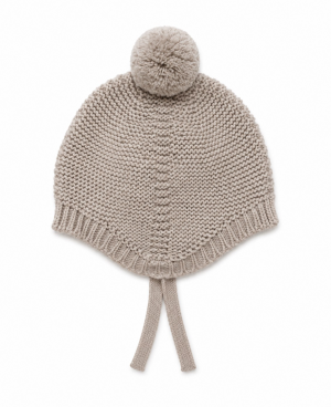 GORRO POMPÓN PIEDRA SARDÓN