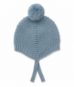 GORRO POMPÓN AZULADO SARDÓN