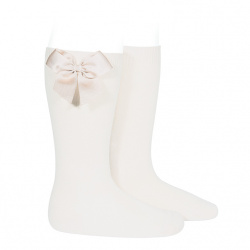 CALCETINES ALTOS LISO LAZO NATA CONDOR
