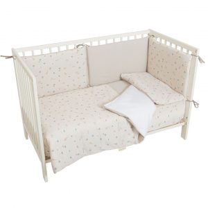 NÓRDICO CUNA + RELLENO + PROTECTOR NAIOBI BIMBIDREAMS
