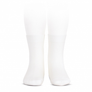 CALCETINES CORTÓ BÁSICO LISO BLANCO CONDOR