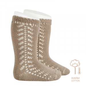 CALCETINES ALTOS CALADO QUINOA CONDOR