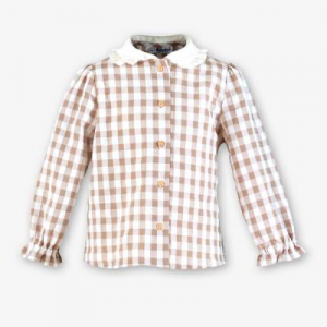 CAMISA VICHY CAMEL MIRANDA