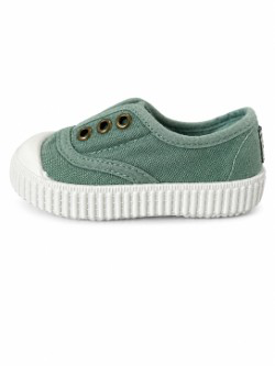 ZAPATILLA LONETA INGLÉS WASH VERDE ZAPY